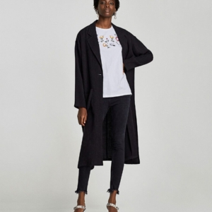 Polyamide Dress With Long Sleeves