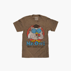 Mr. Owl "How Many Licks?" T-Shirt